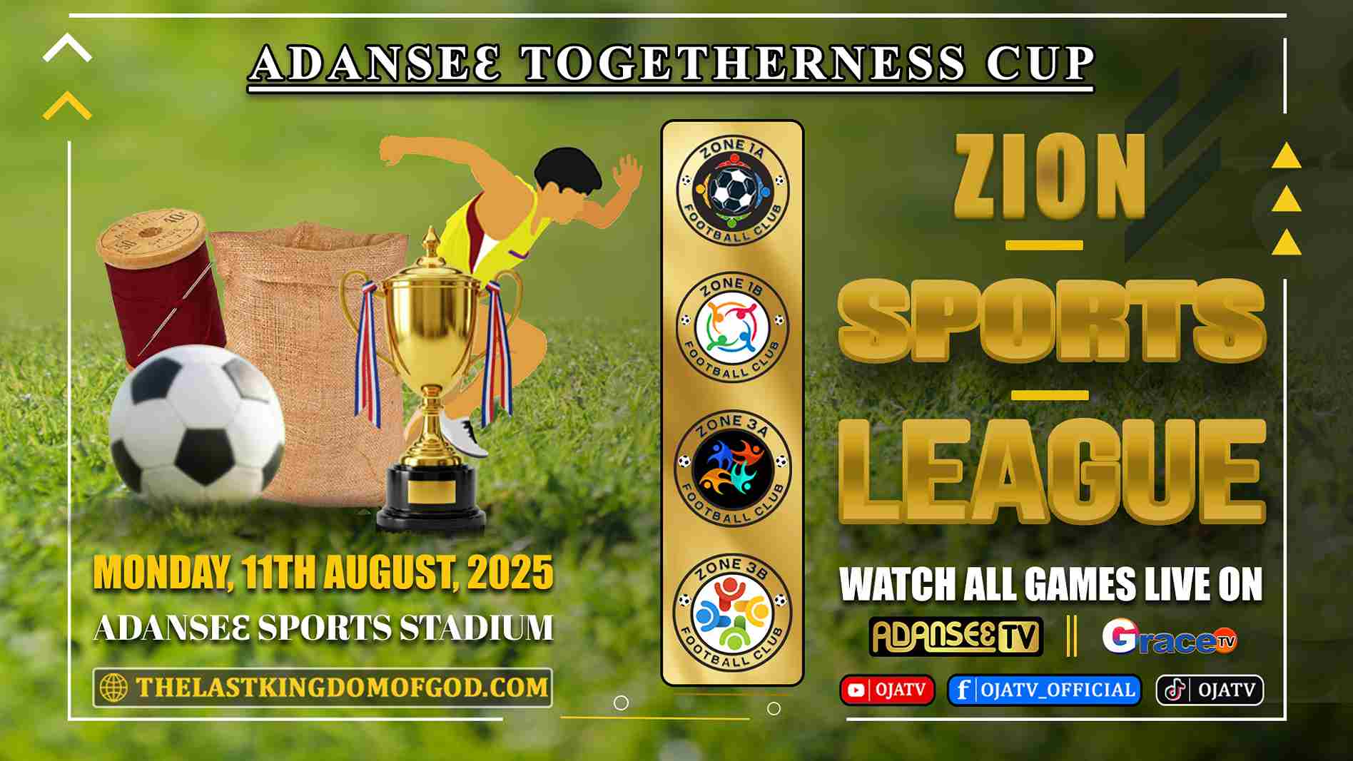 ZONE 1 & 3 NATIONAL PROGRAM - DAY 7 [Sports Day] (ODANSEFO 11 VS ELDERLY ABOVE 40)