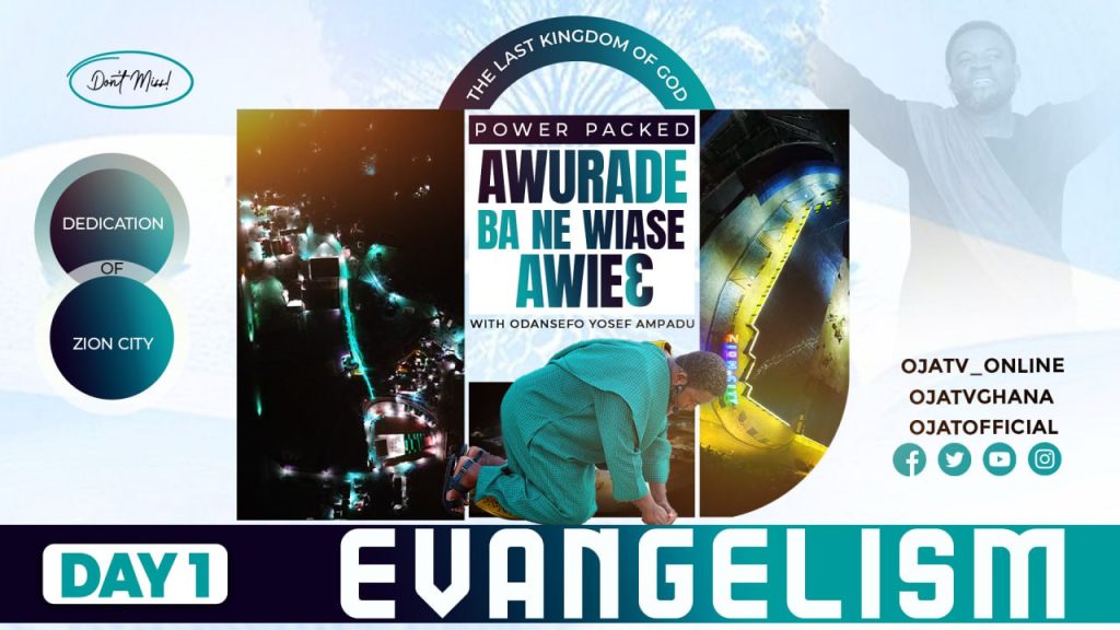 DEDICATION OF ZION CITY TO GOD ALMIGHTY (DAY 1) EVANGELISM DAY 1.